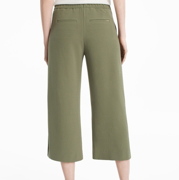 White House Black Market Pants - WHBM SOFT SPLIT WIDE LEG CROP PANTS